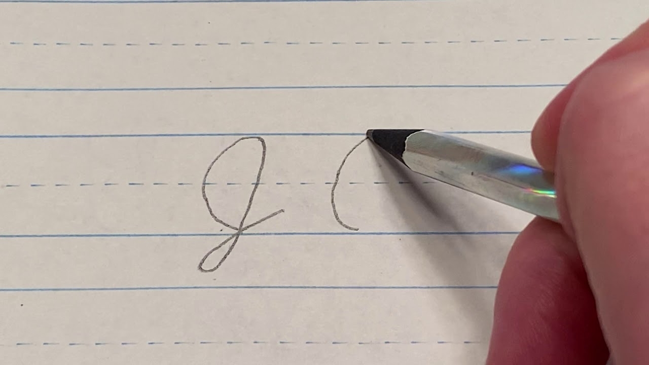 Capital J In Cursive YouTube