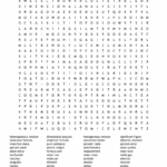 Chemistry Word Search WordMint