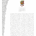 Cinco De Mayo Word Search WordMint