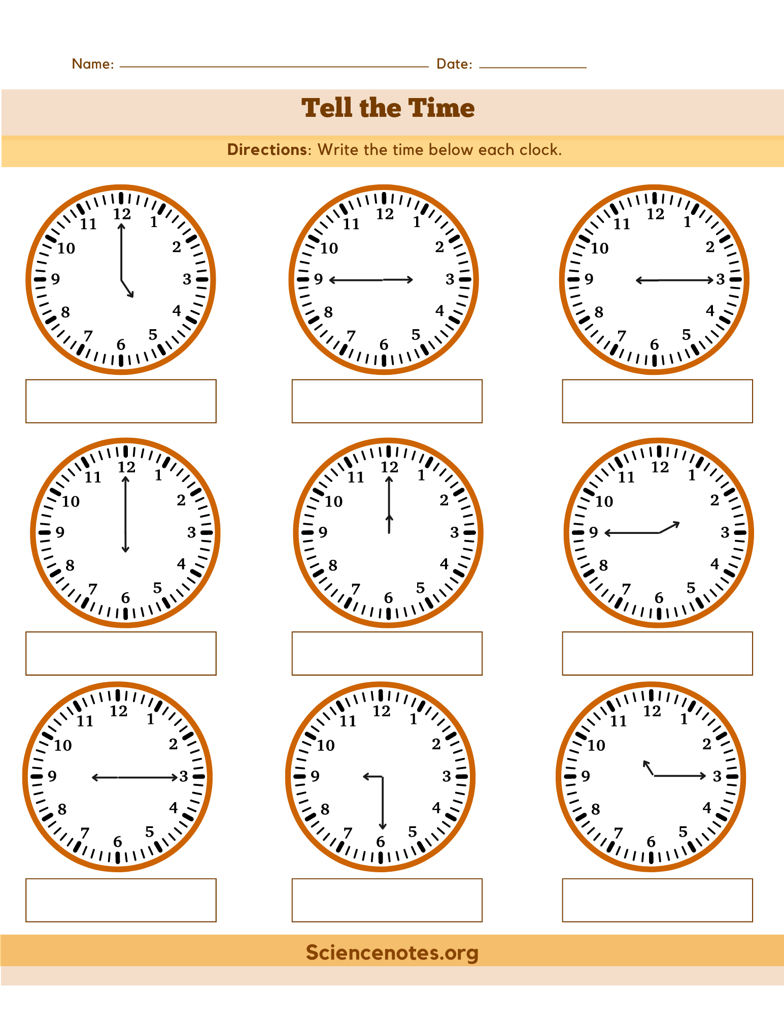 Clock Worksheets How To Tell Time Clock Worksheets How To Tell Time