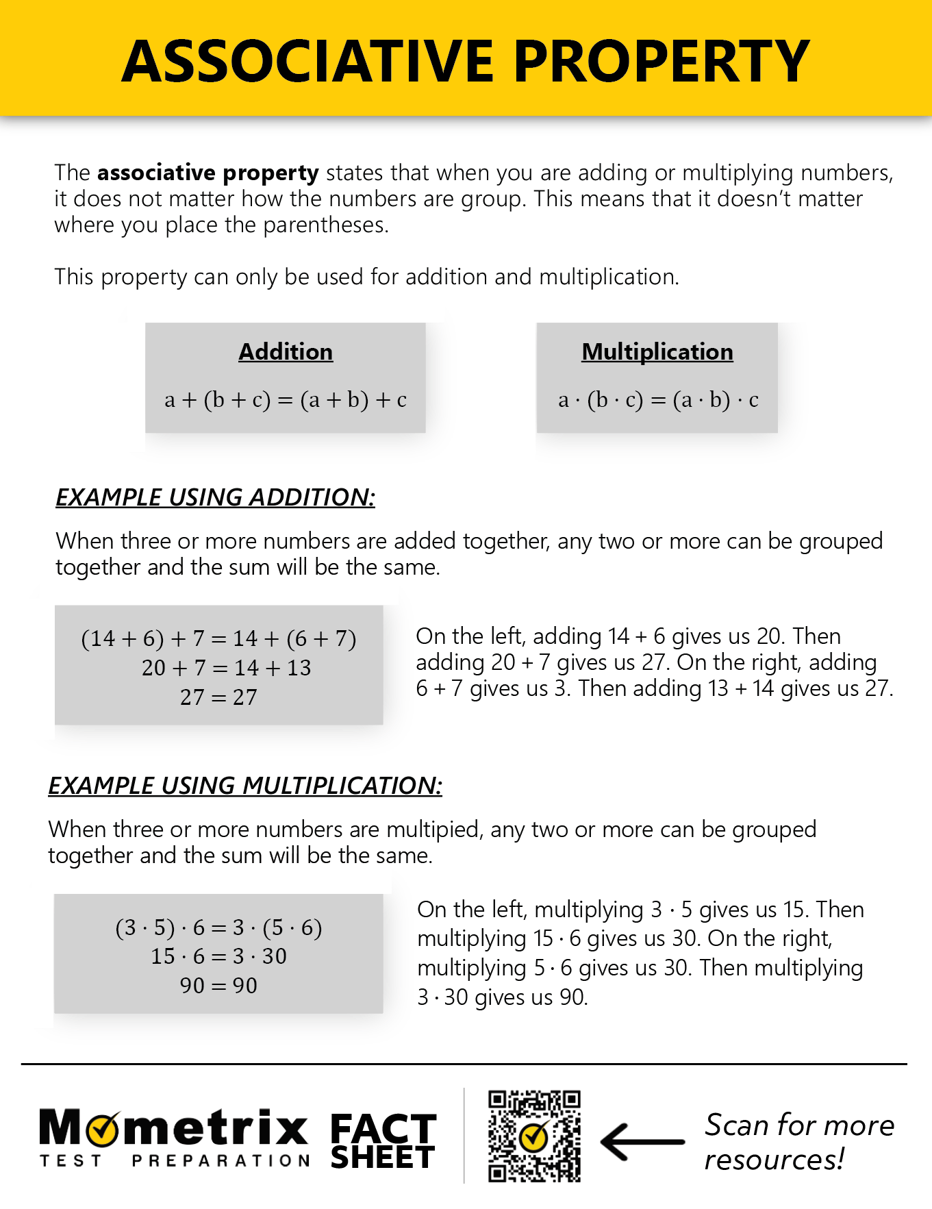 Commutative Property And Associative Property
