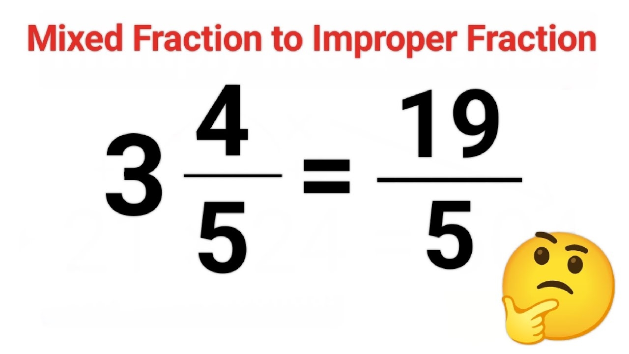 Convert Mixed Fraction To Improper Fraction With All Steps fastandeasymaths mixedfraction YouTube