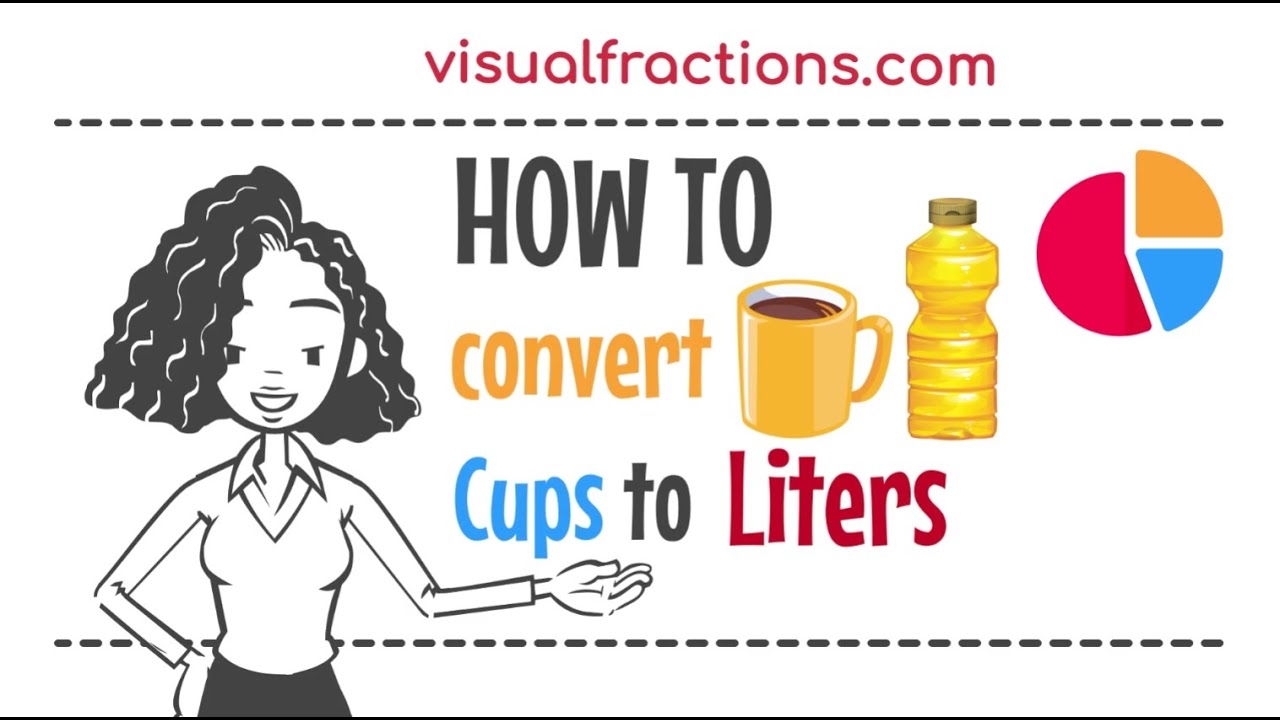 Converting Cups c To Liters L A Step by Step Tutorial cups liters Conversion cooking YouTube