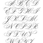 Copperplate Calligraphy Alphabet With Flourishes A Step by Step Guide