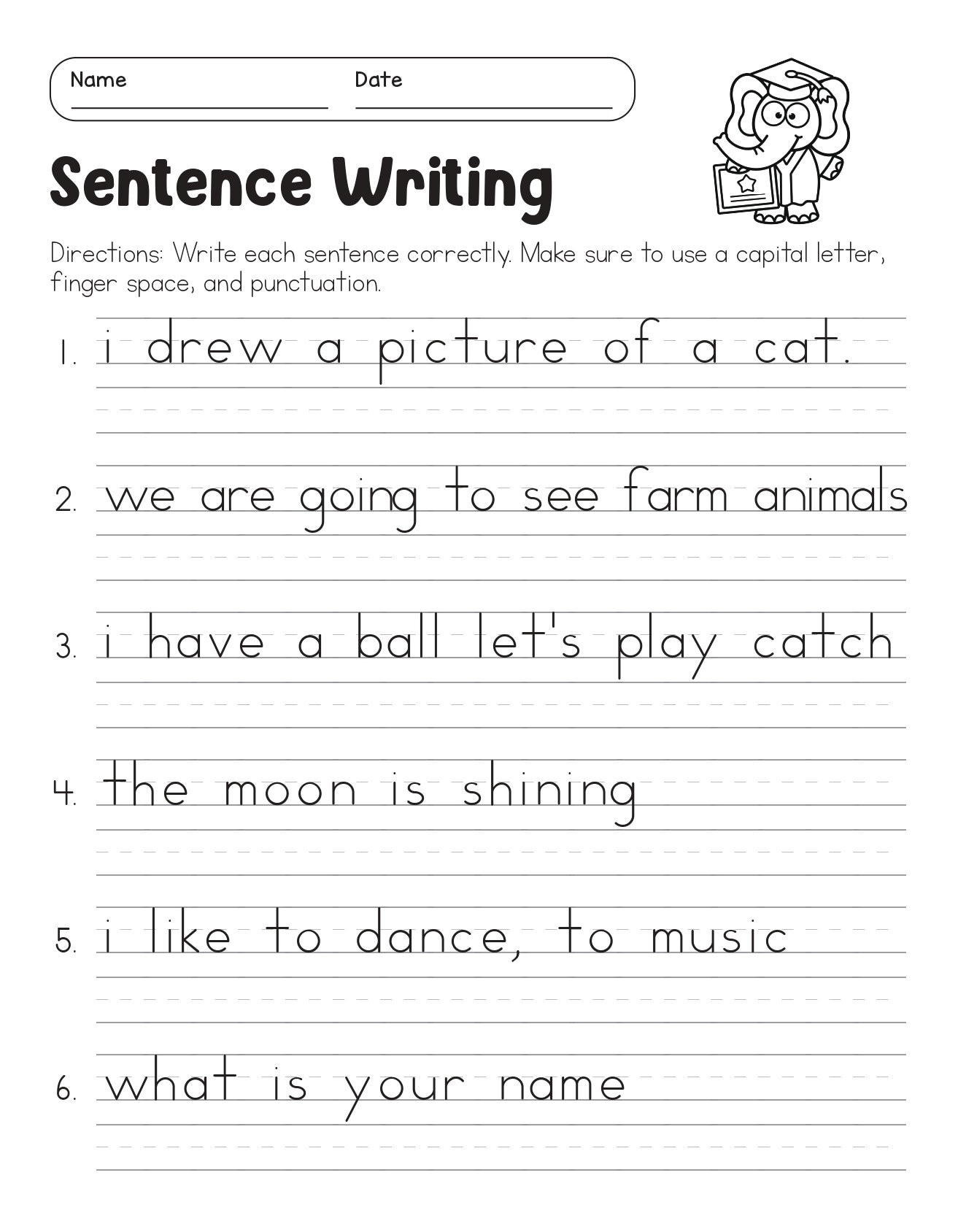 Correct The Sentences Worksheets 10 Page Printable For 1st And 2nd Grade ELA Students ELA Worksheets Sentence Writing ELA Teacher Print Etsy Correct The Sentences Worksheets 10 Page Printable For 1st And 2nd Grade ELA Students ELA Worksheets Sentence Writing ELA Teacher Print Etsy