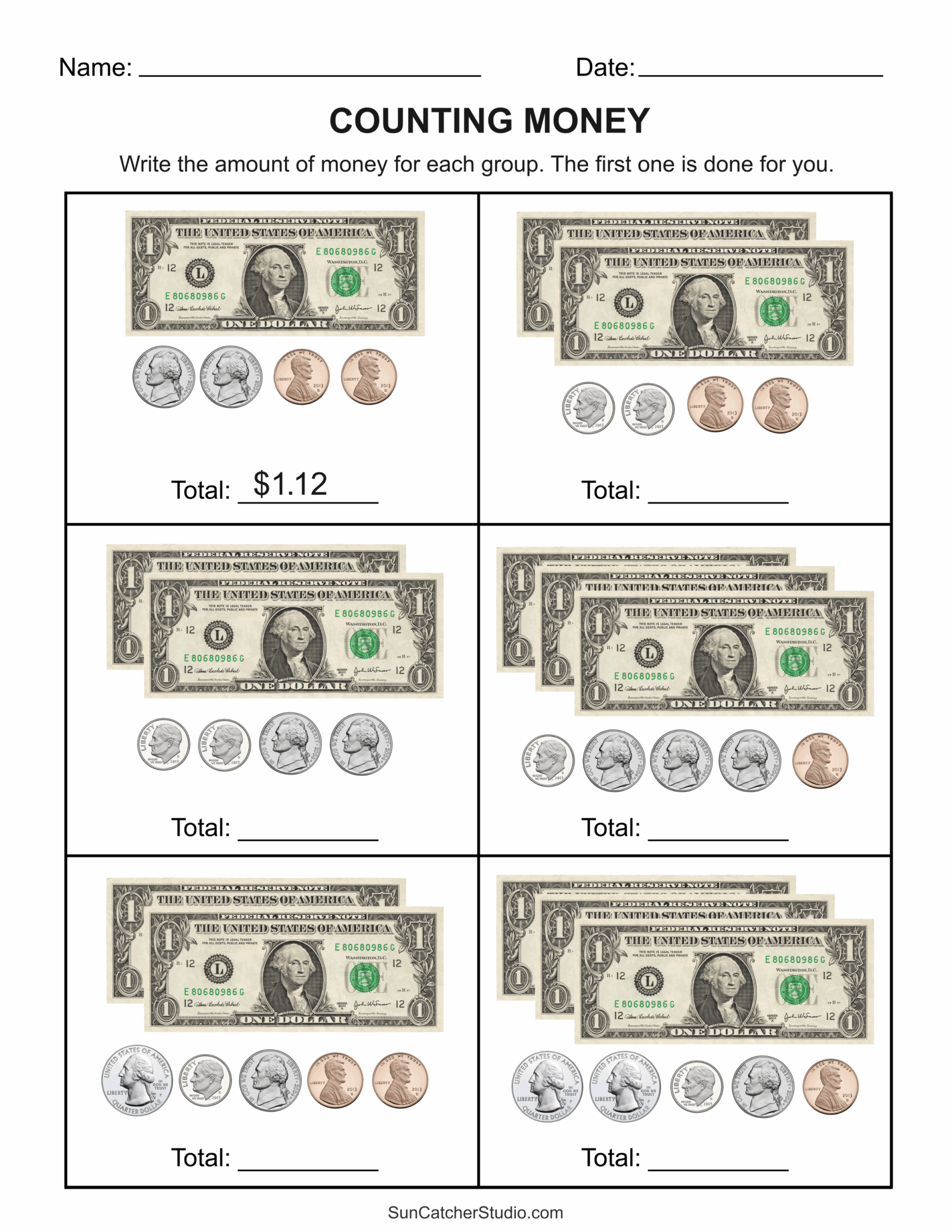 Counting Money Worksheets Money Math Free Printables Monograms Design Tools Patterns DIY Projects
