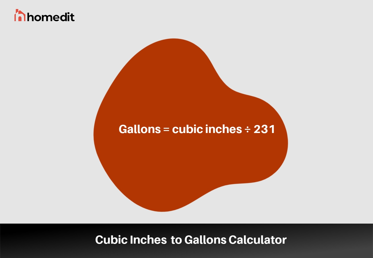 Cubic Inch To Gallons