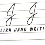 Cursive Writing English Capital Letter J In Four Lines Hand Writing For Beginners YouTube