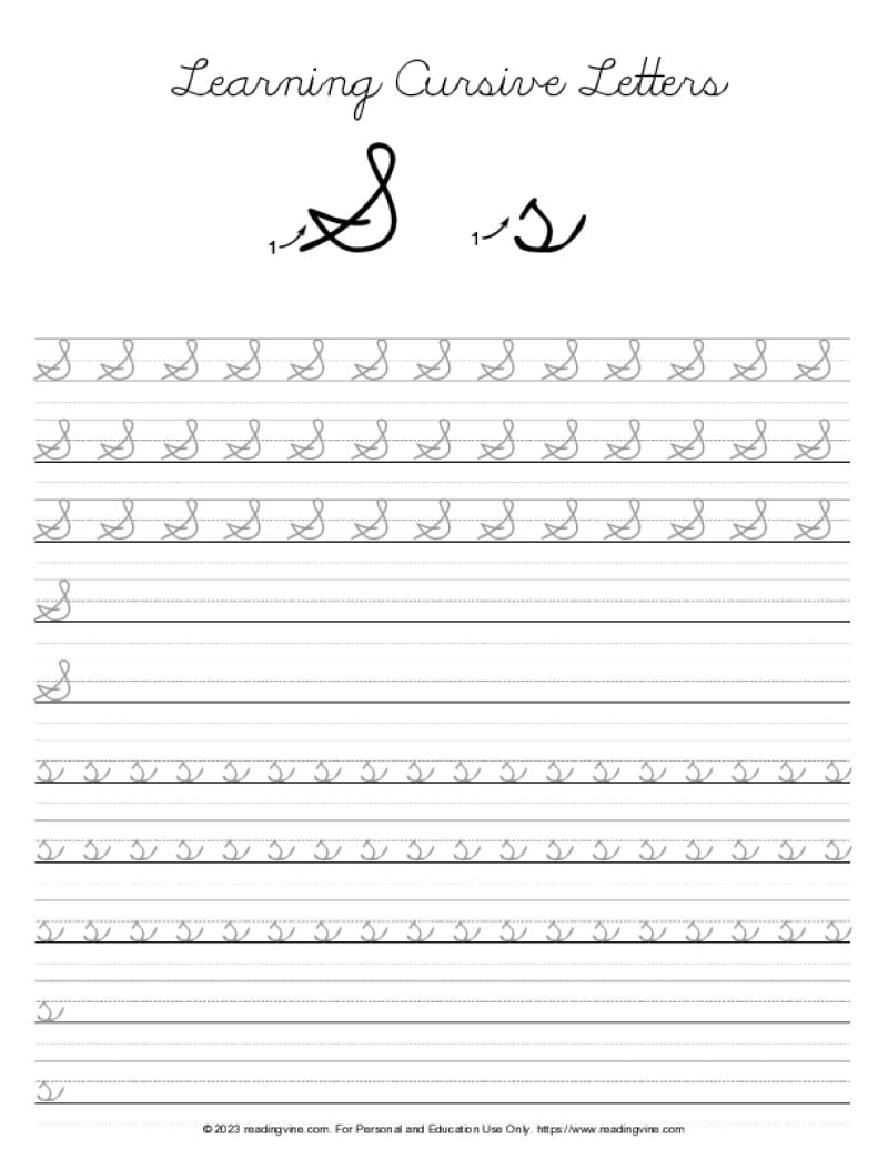 Abc’s In Cursive Worksheet