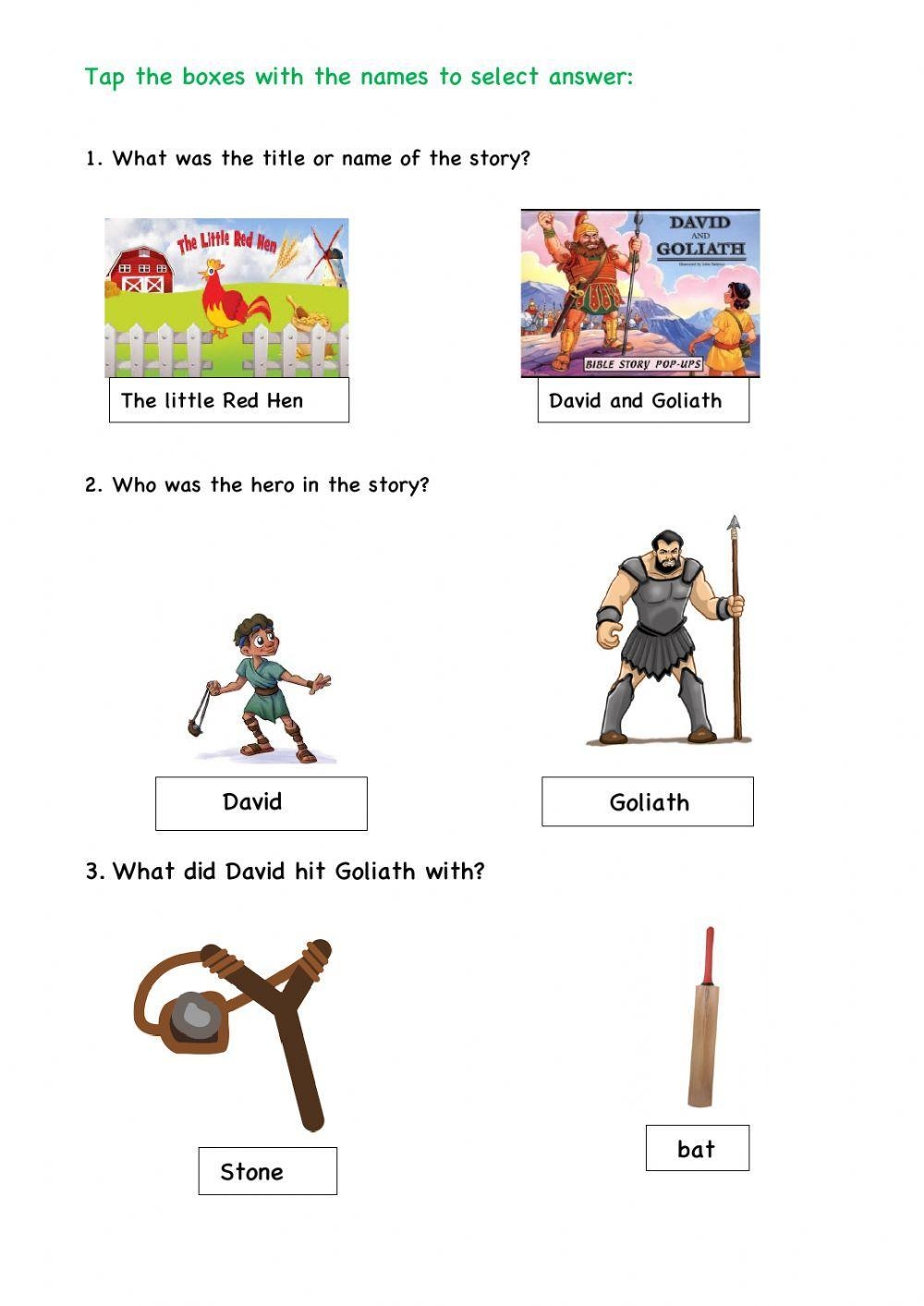 free printable david and goliath worksheets free printable david and goliath worksheets