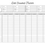 Debt Snowball Tracker Printable Debt Payment Worksheet Debt Payoff Progress Log Debt Free Goal Chart Instant Download Etsy