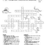 Dinosaur themed Crossword Puzzles Beeloo Printable Crafts And Activities For Kids