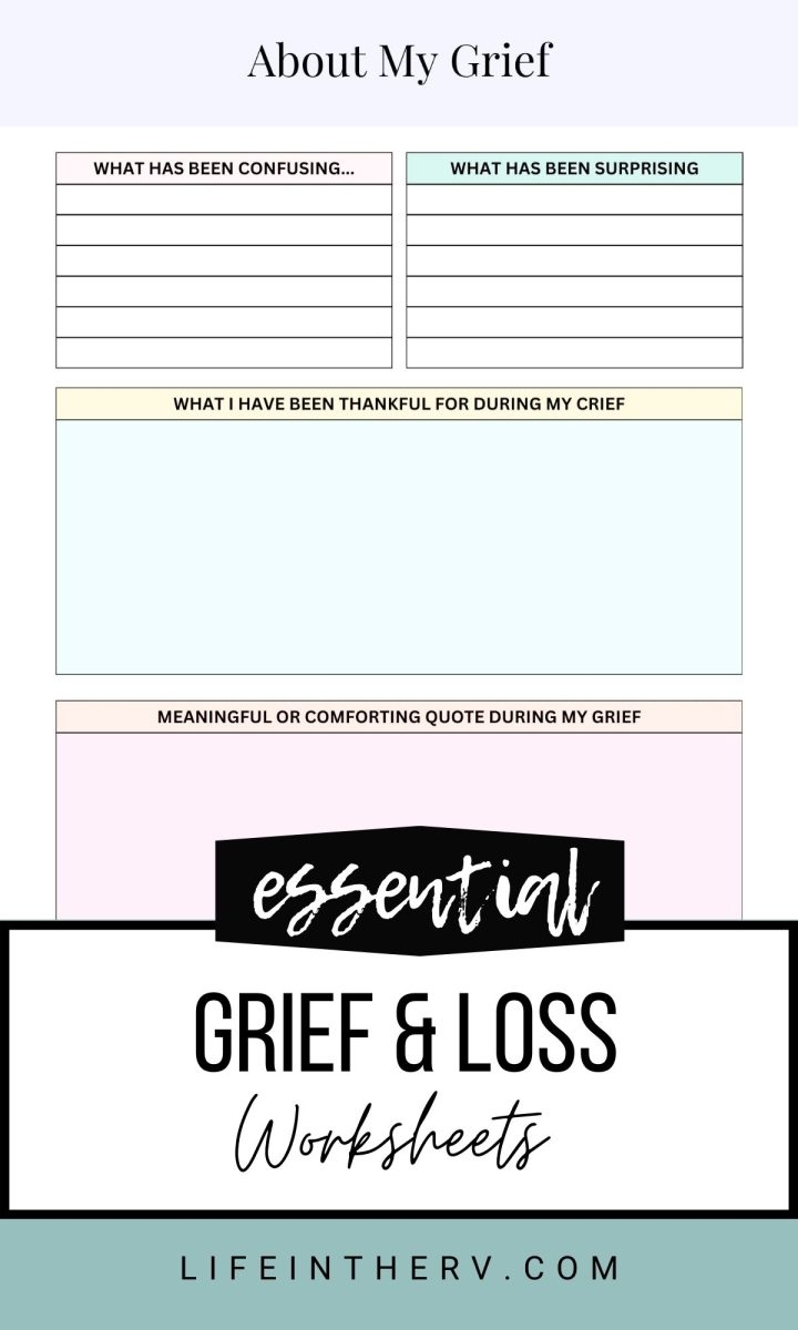 Discover How Grief Worksheets Can Help You Heal Life In The RV Discover How Grief Worksheets Can Help You Heal Life In The RV