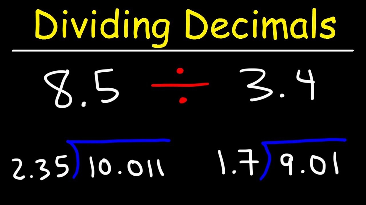 Dividing Decimals Not So Easy YouTube Dividing Decimals Not So Easy YouTube