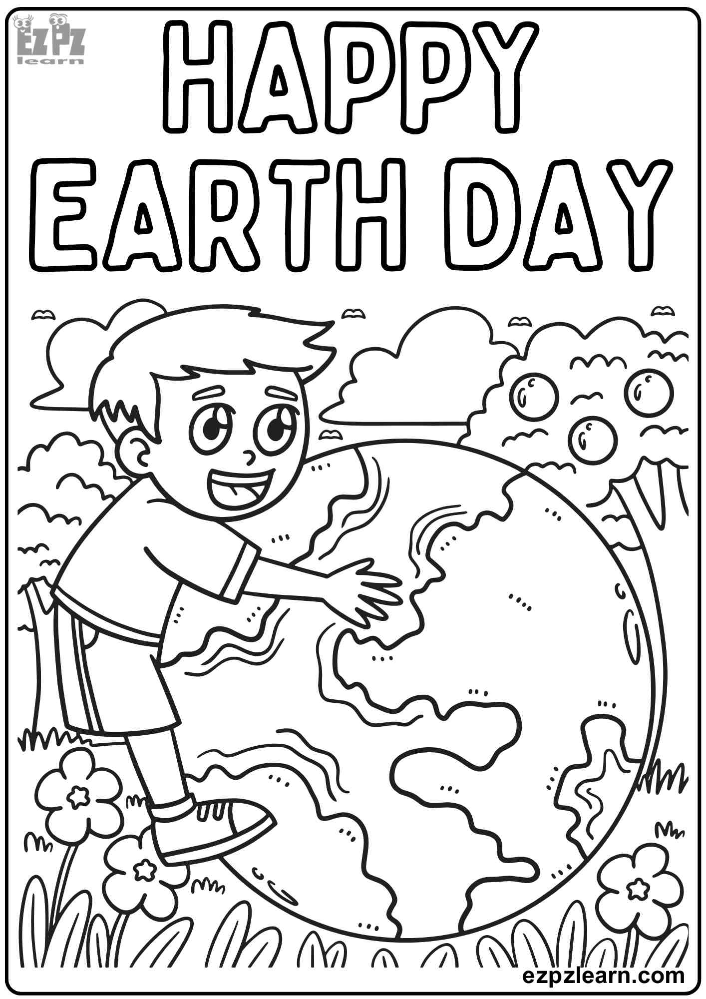 Earth Day Save The Earth Coloring Activity For Kids Free Printable PDF Ezpzlearn Earth Day Save The Earth Coloring Activity For Kids Free Printable PDF Ezpzlearn