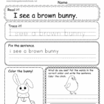 Easter Writing Worksheet Free Printable Digital PDF