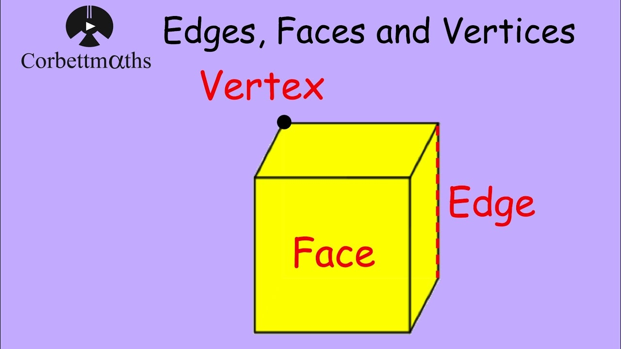 Edges Faces And Vertices Corbettmaths YouTube Edges Faces And Vertices Corbettmaths YouTube