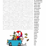 End Of The Year Word Search WordMint