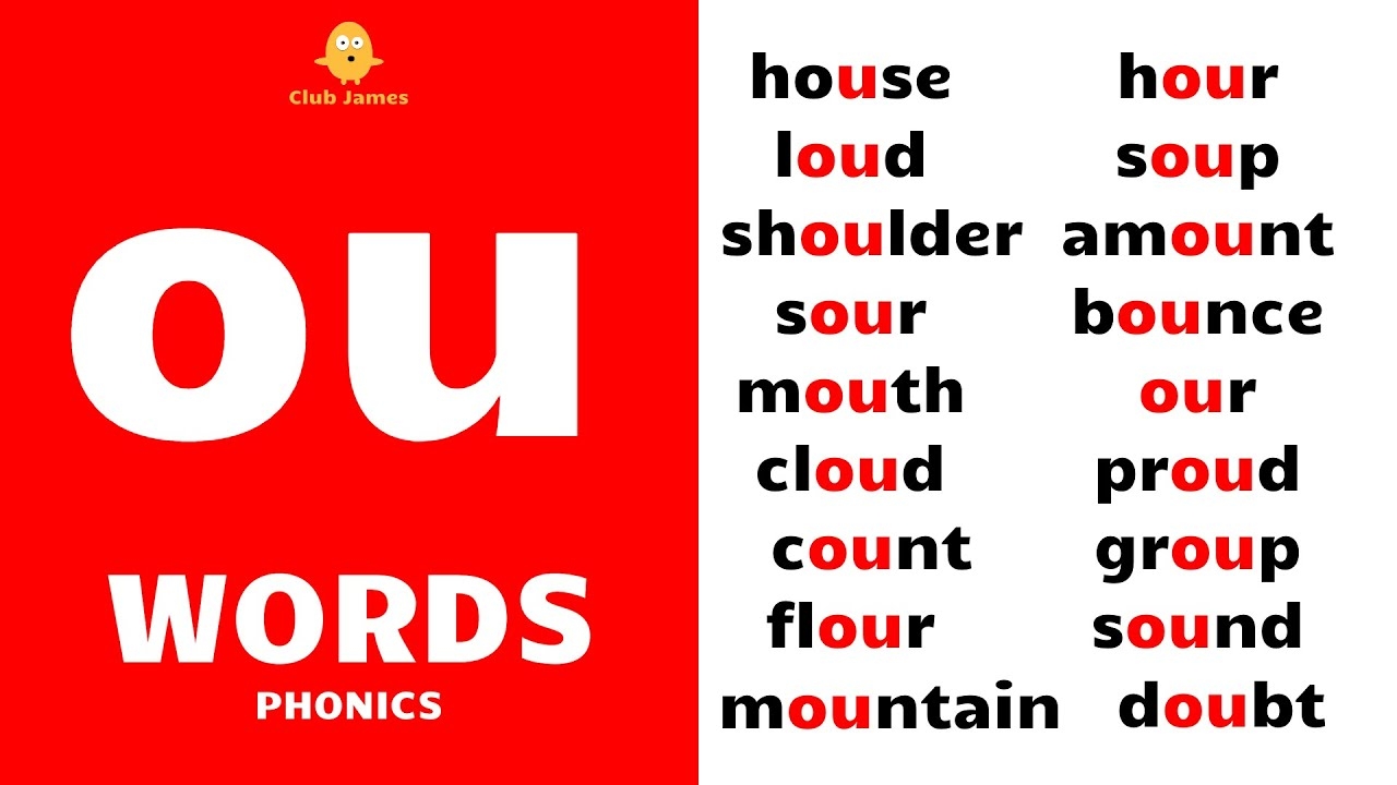 English Phonics ou Words YouTube English Phonics ou Words YouTube