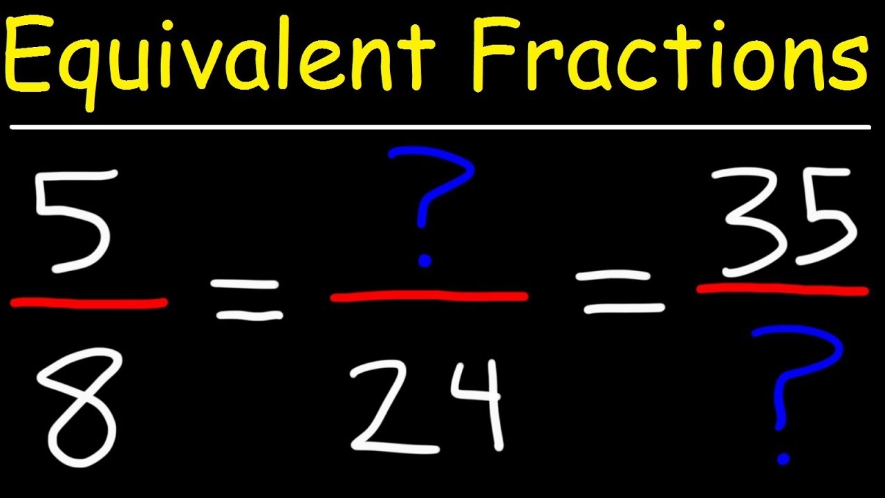 Equivalent Fractions YouTube Equivalent Fractions YouTube