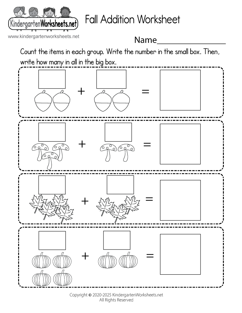 Free Printable Math Worksheets For Preschoolers