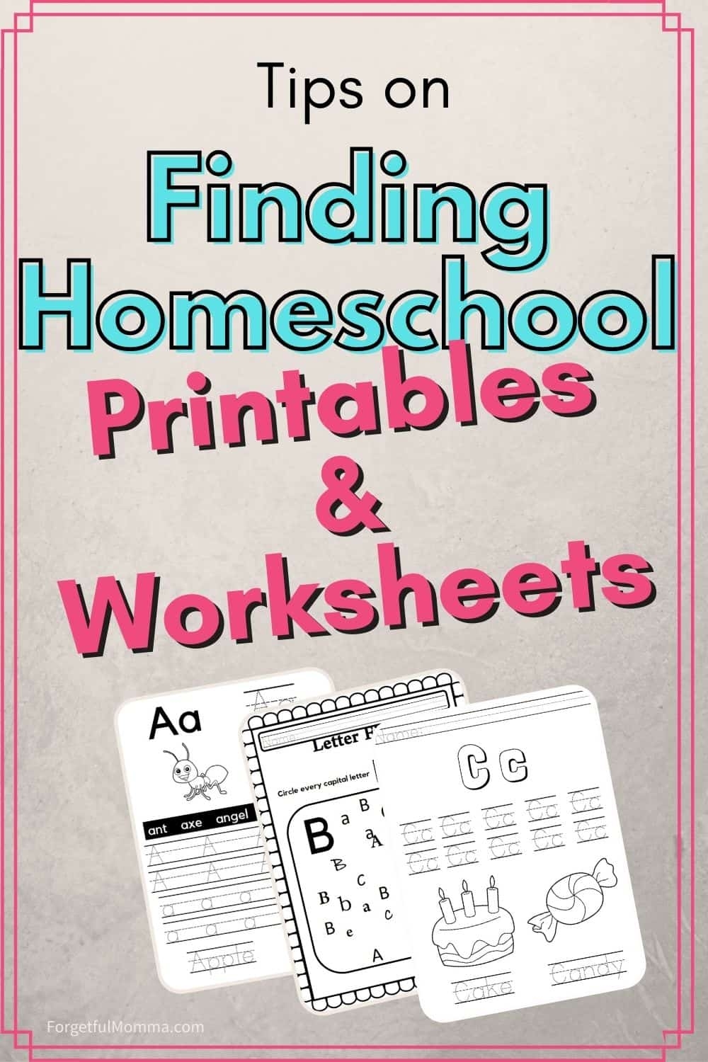 Finding Homeschool Printables And Resources Online