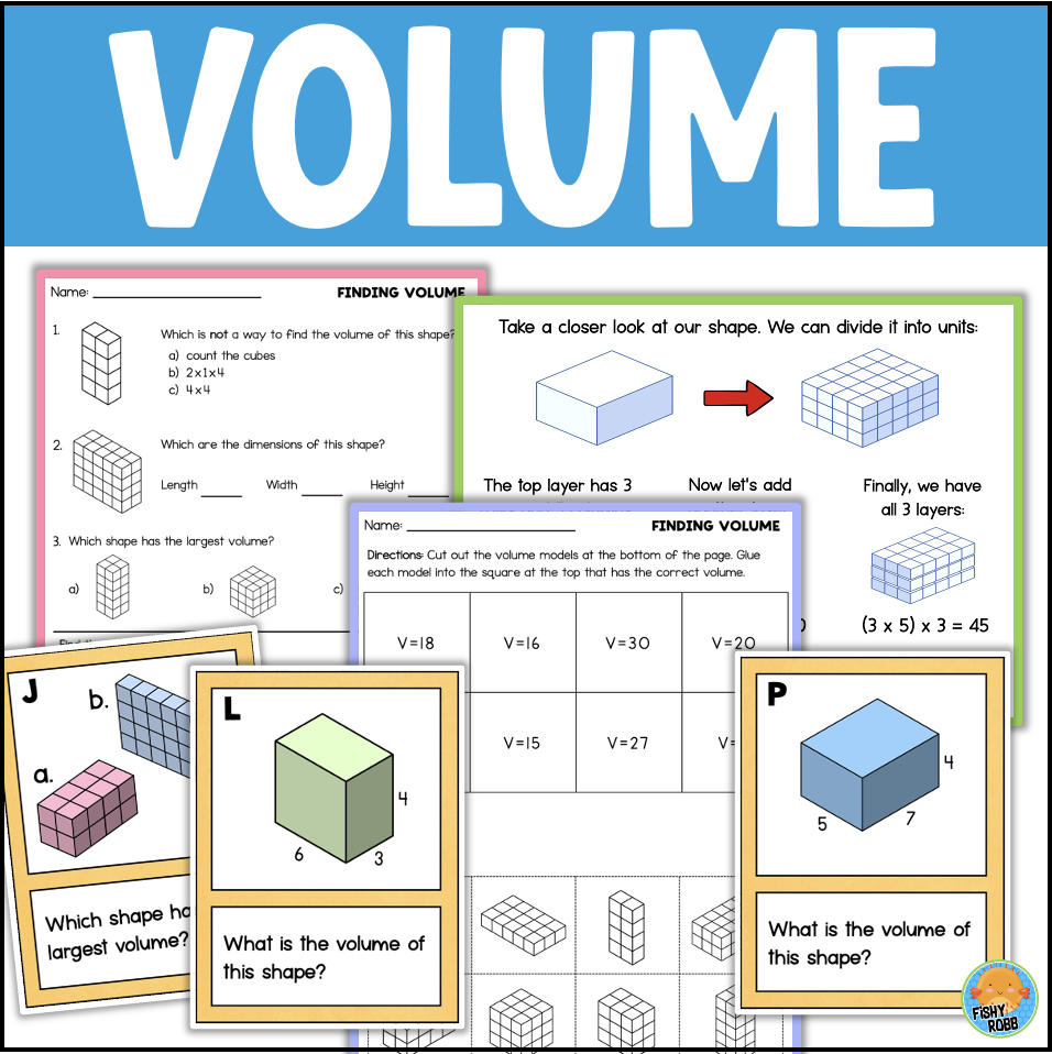 volume worksheets 5th grade volume worksheets 5th grade