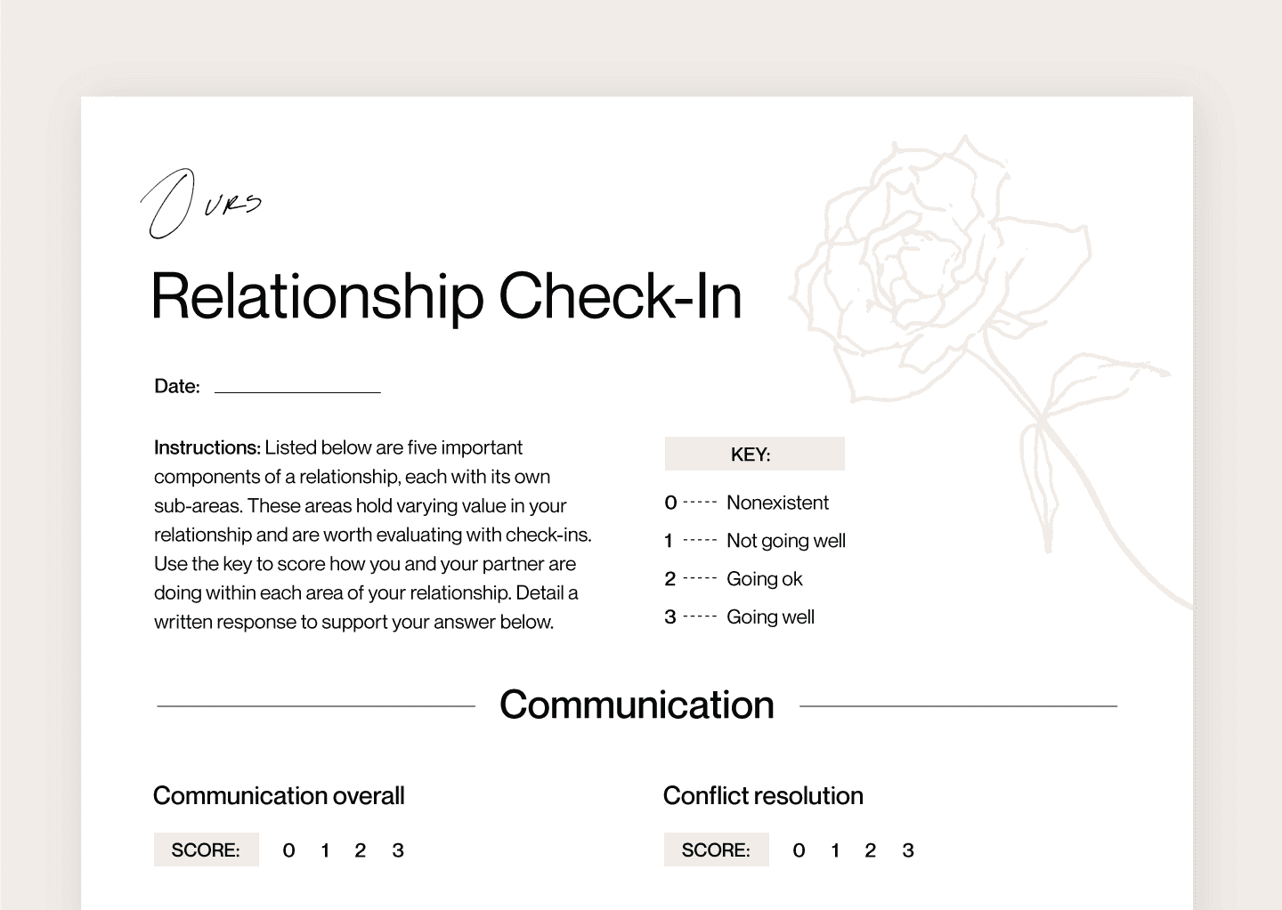 Printable Couples Communication Worksheets