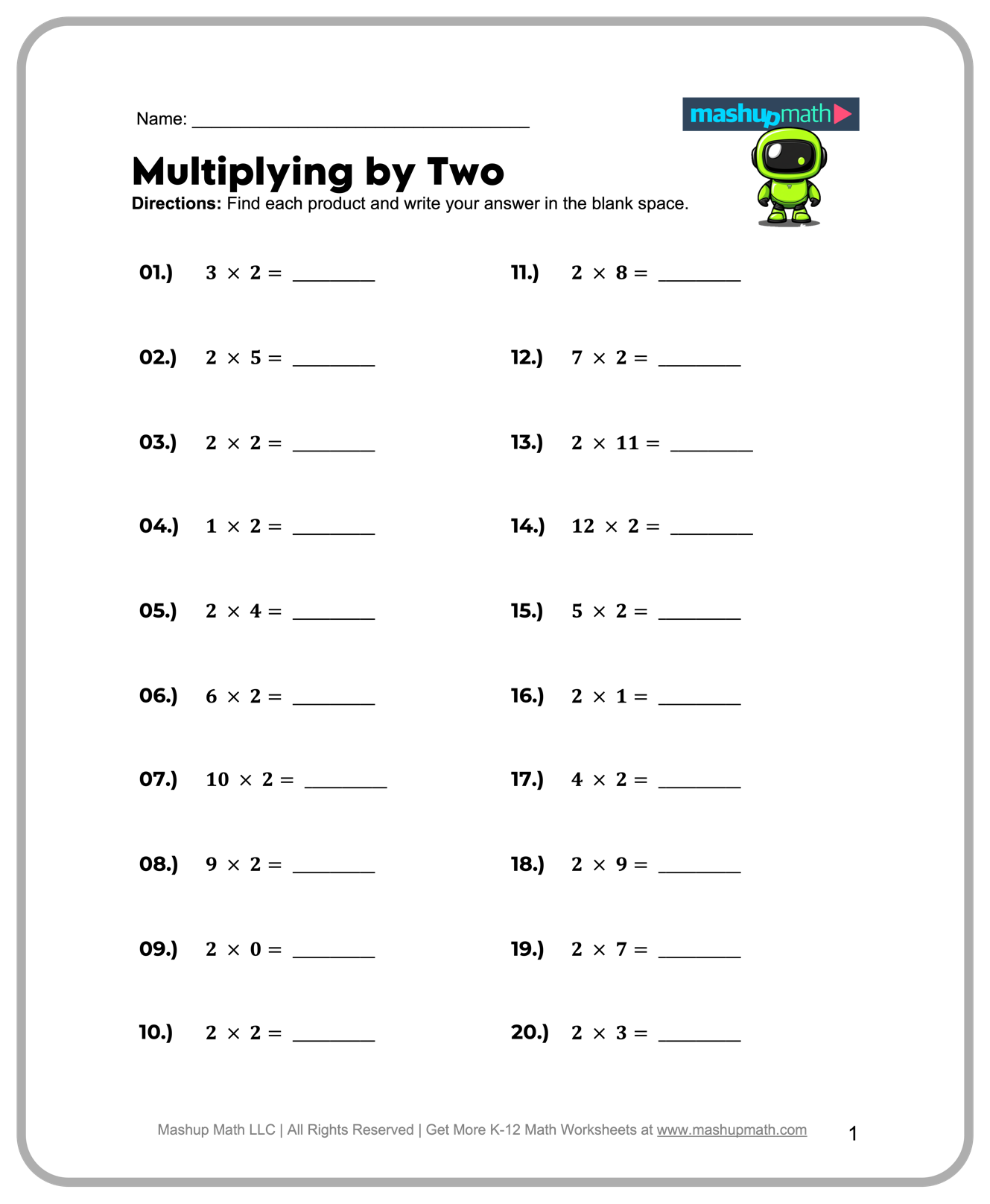 Printable Math Worksheets For 2nd Grade