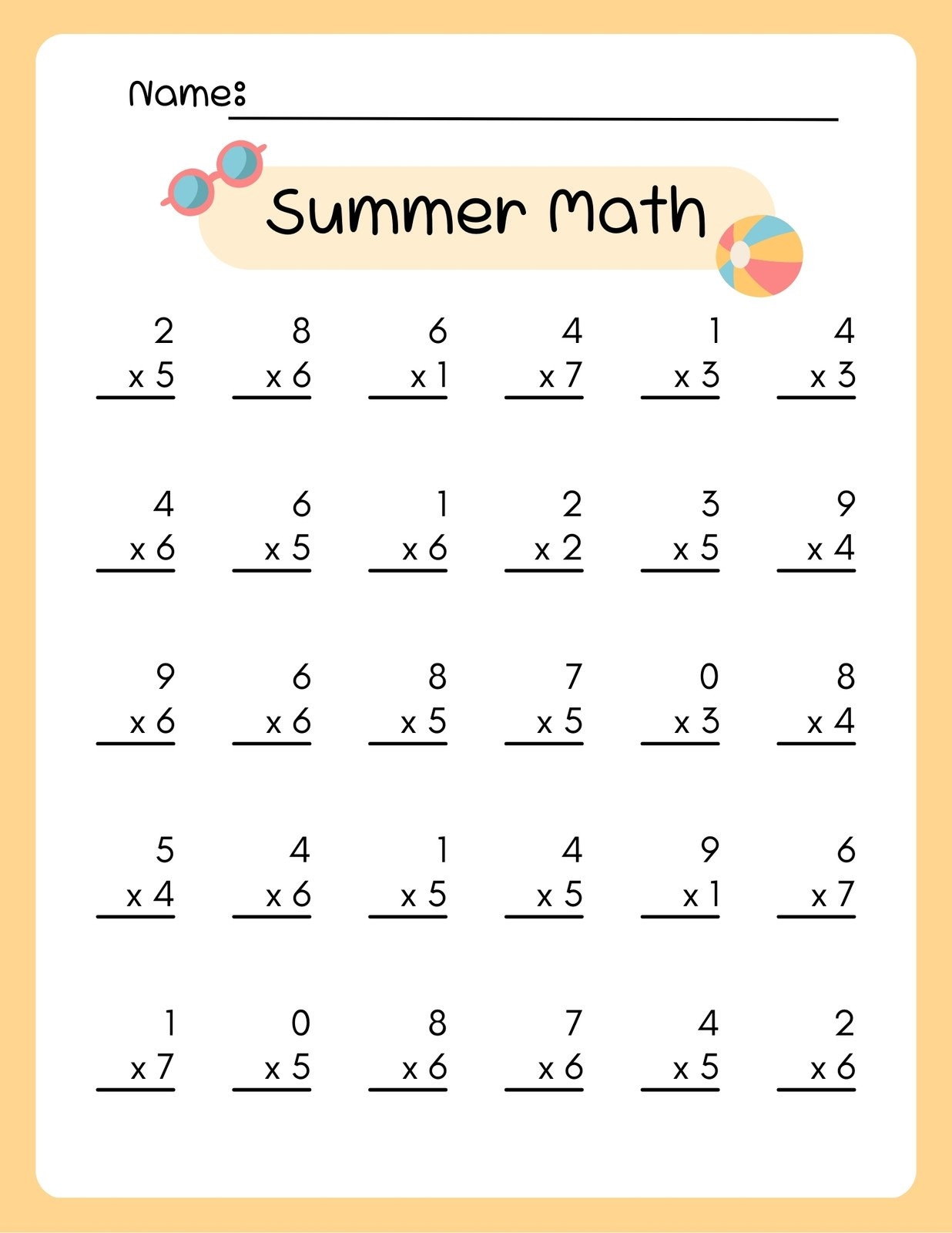 printable math worksheets for 3rd graders