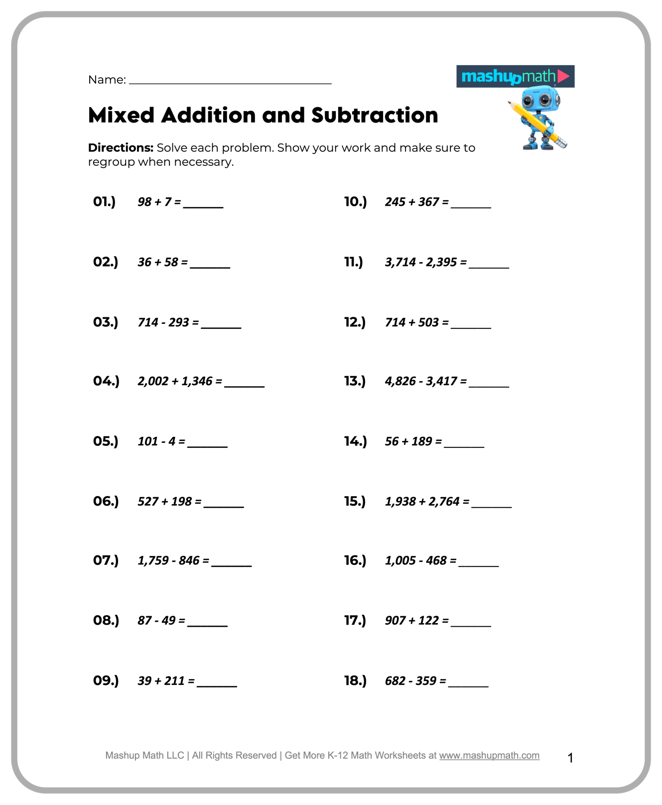 free printable math worksheets for 4th grade free printable math worksheets for 4th grade