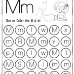 Free Alphabet Do A Dot Printables Worksheets Letter M Mermaid Themed Sly Spoon