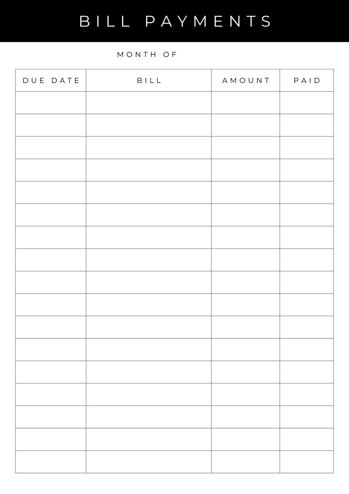 monthly budget worksheet printable monthly budget worksheet printable