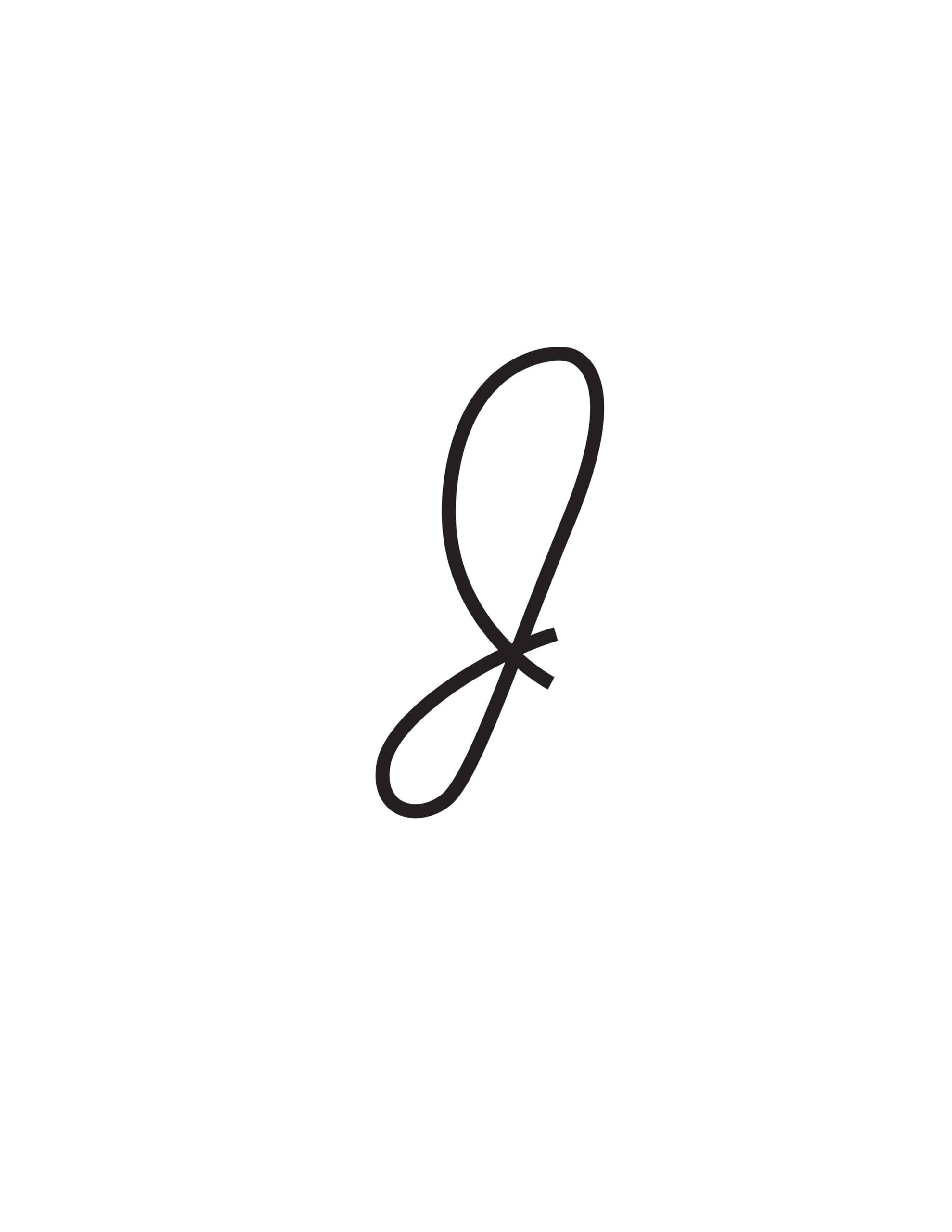 Free Cursive Letters Printable Capital J