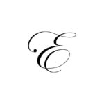 Free Cursive Letters Printable Royal Fancy Capital E