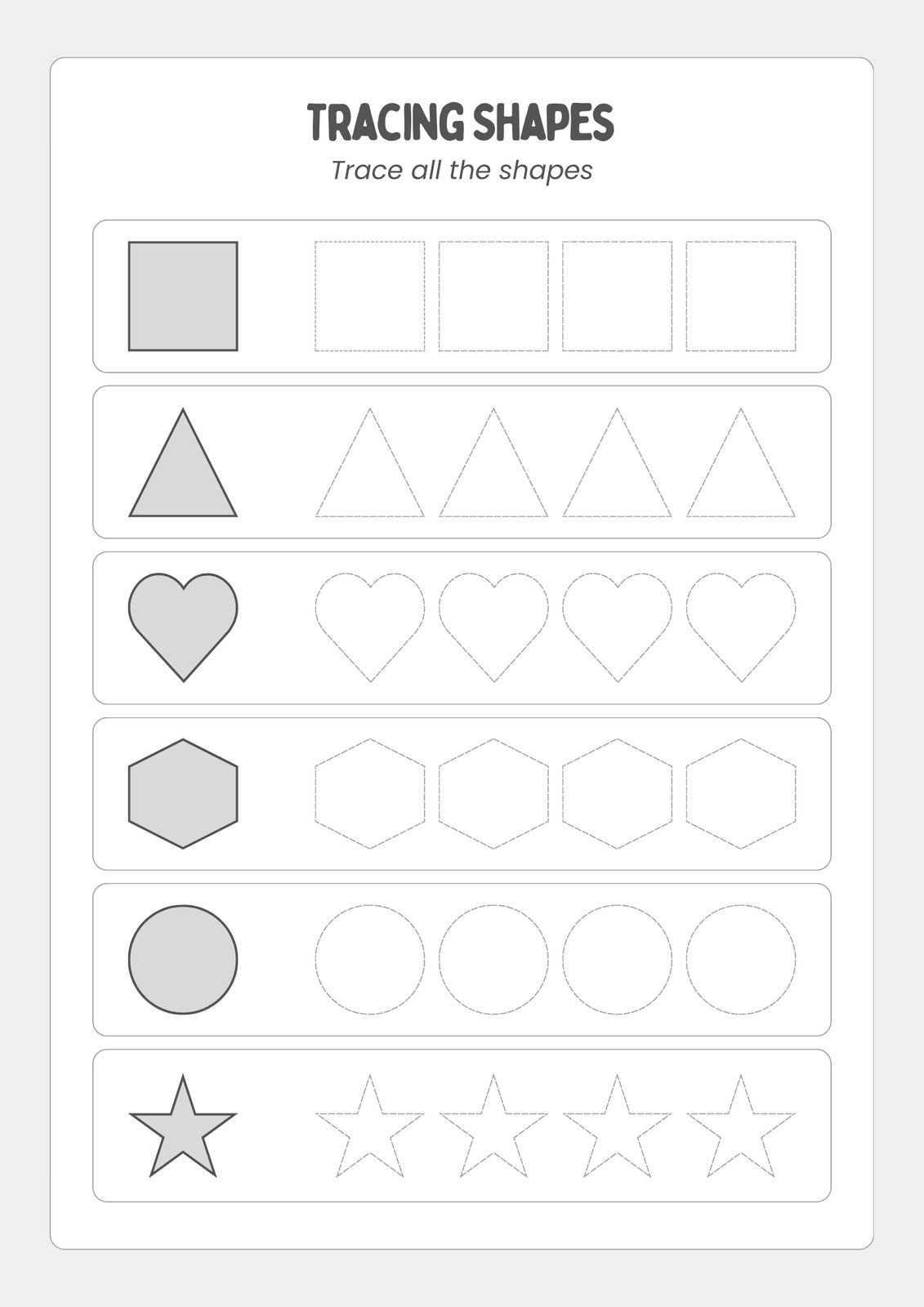 Free Printable Art Worksheets