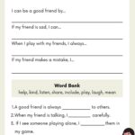 Free Custom Printable Friendship Worksheet Templates Canva