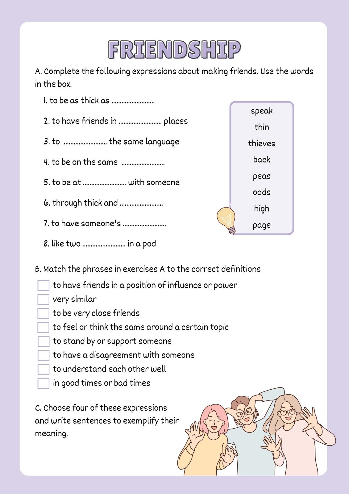 free printable friendship worksheets pdf free printable friendship worksheets pdf