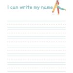 Free Custom Printable Handwriting Worksheet Templates Canva