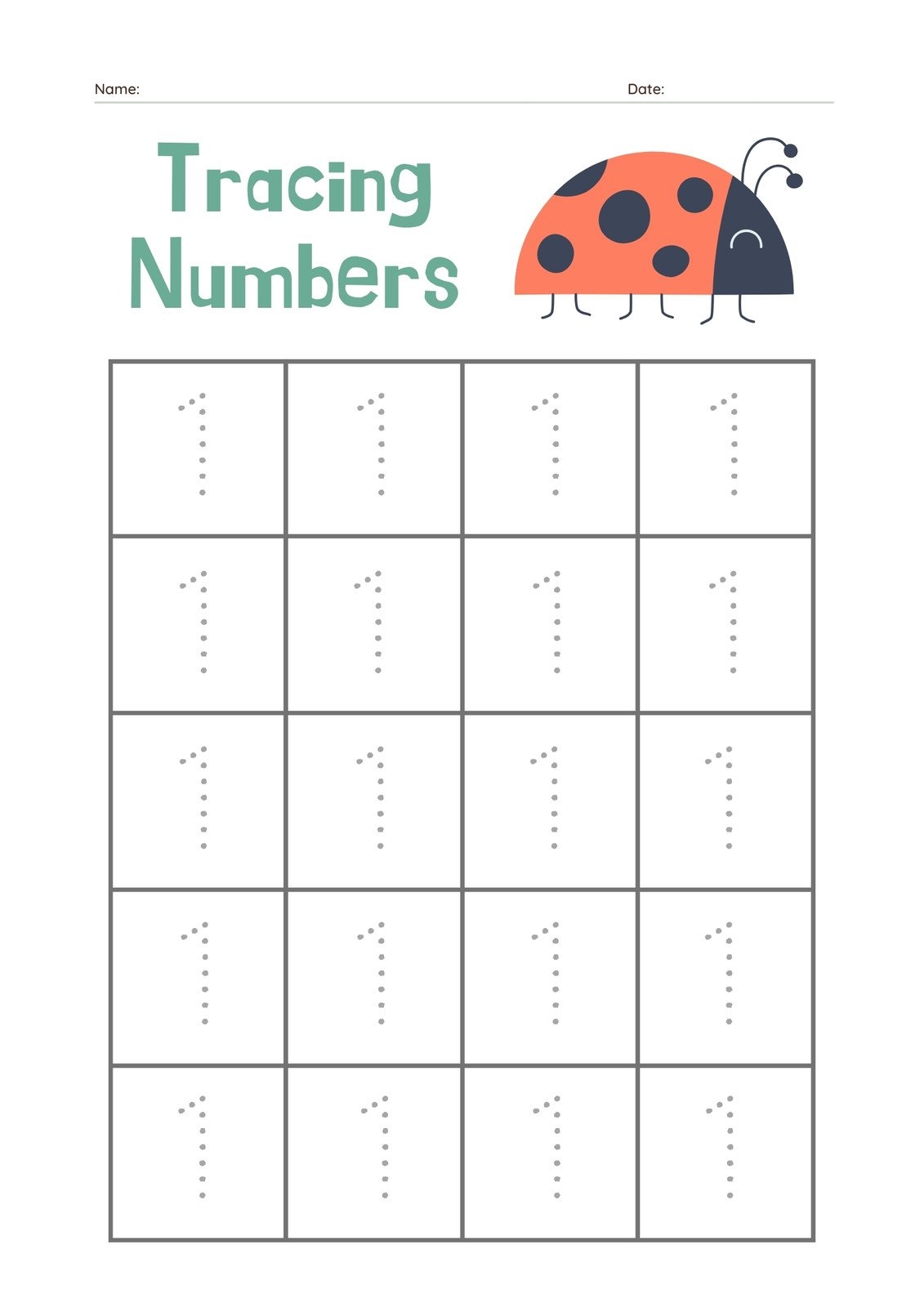 Printable Worksheet For Nursery
