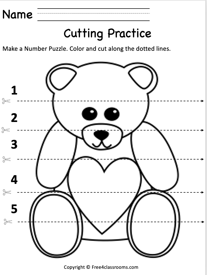 free printable cutting practice worksheets