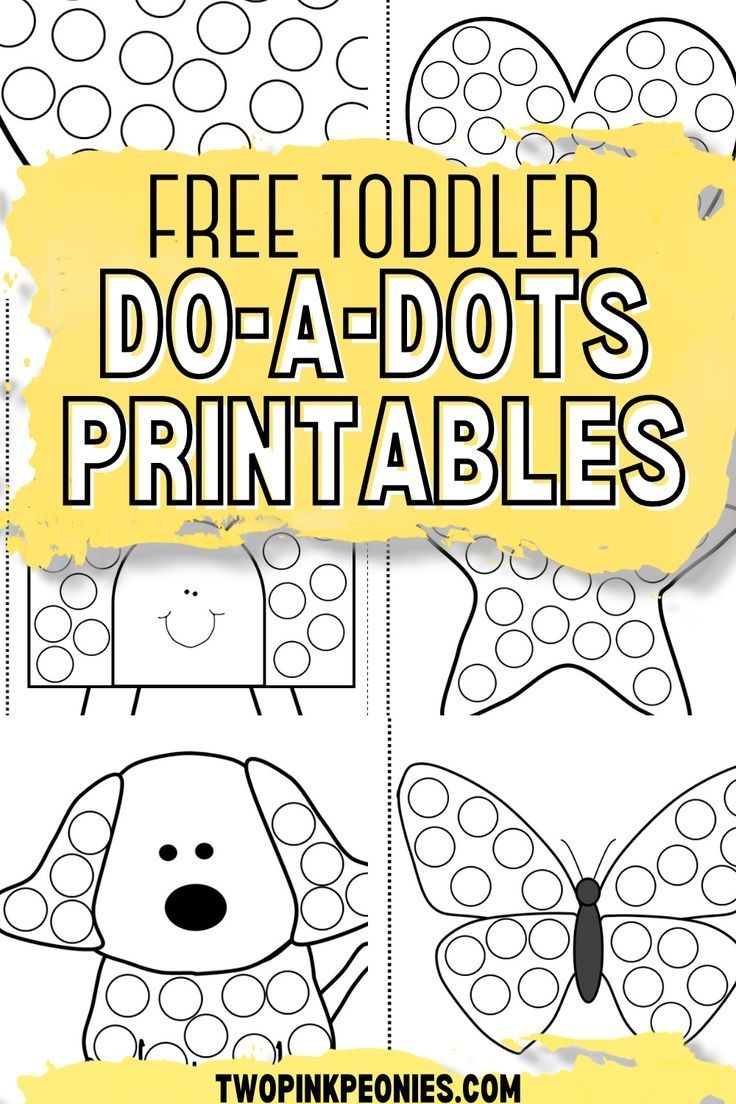 Free Do a Dot Printables Free Do a Dot Printables
