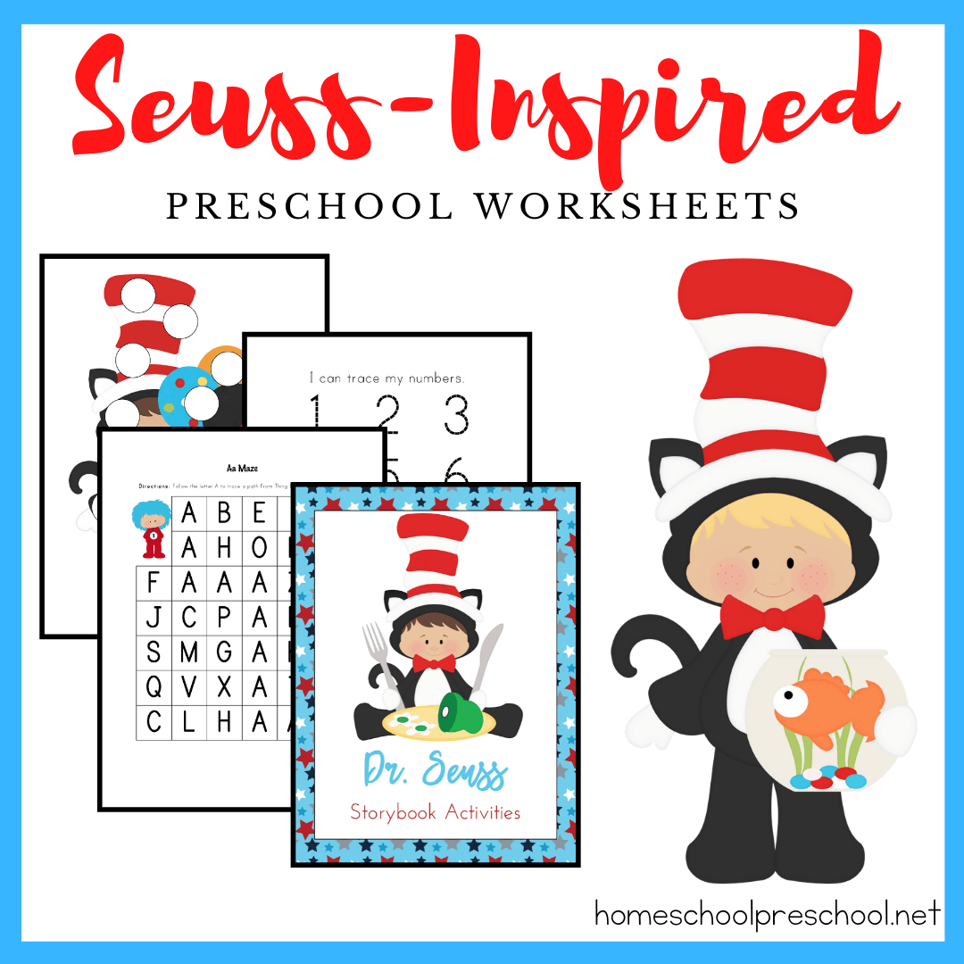 Free Dr Seuss Printable Pack For Preschoolers Free Dr Seuss Printable Pack For Preschoolers