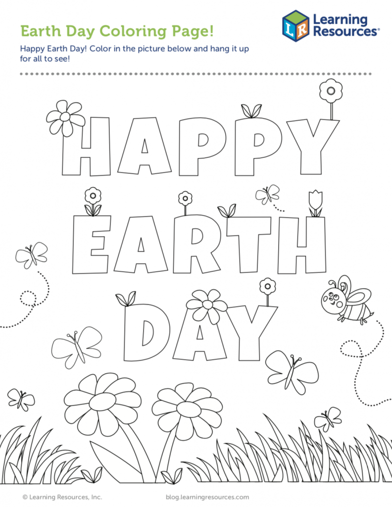Free Earth Day Printables For Kids Learning Resources
