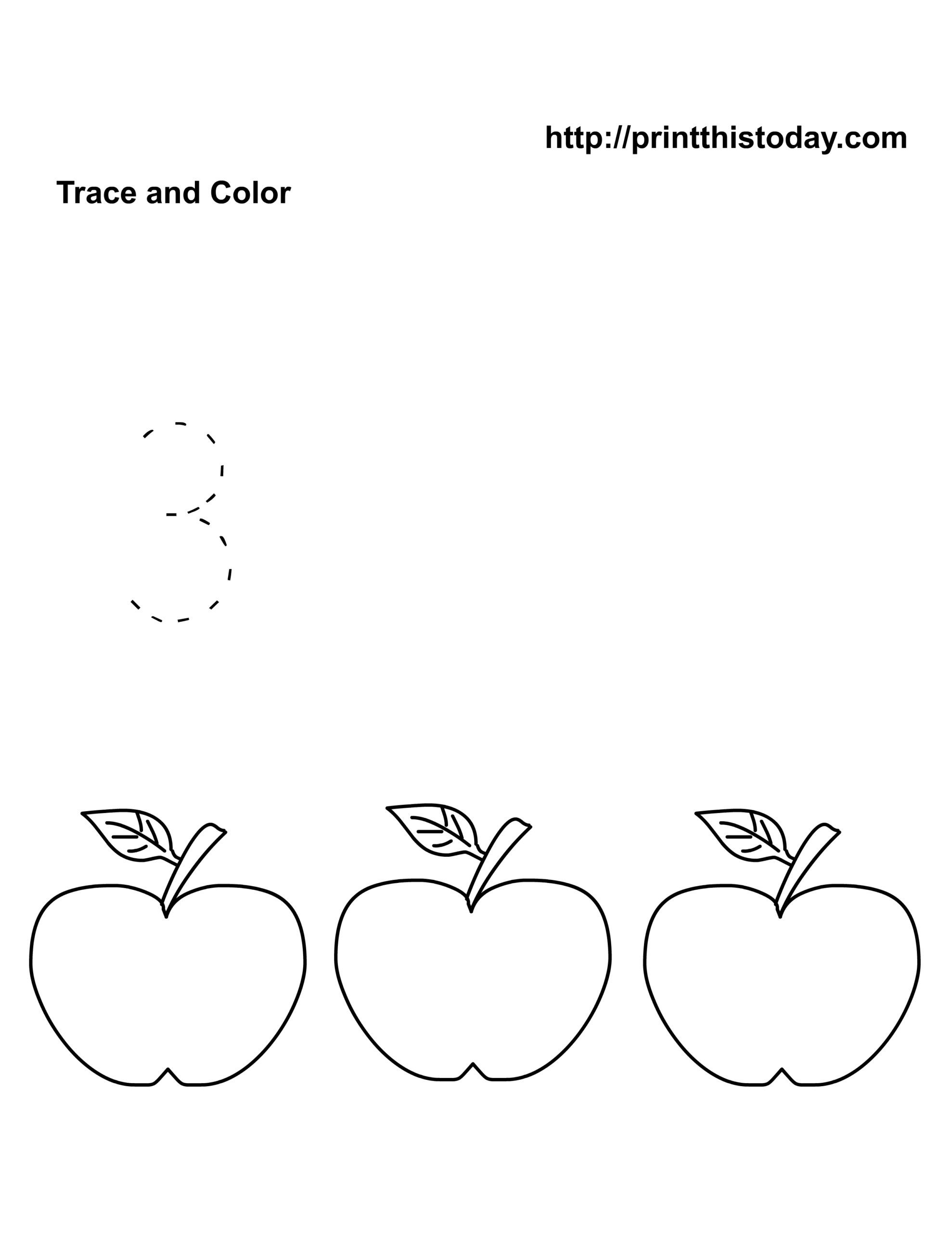 Free Kindergarten Math Worksheets Number Three 3 Worksheets Library