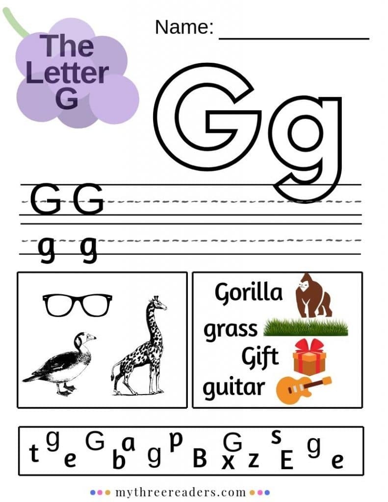 printable letter g worksheets printable letter g worksheets