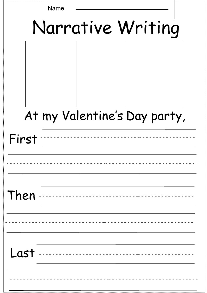 Free Narrative Writing Printable Kindermomma