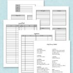 Free Party Planner Printable