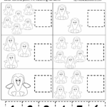 Free Penguin Math Worksheet L Printable For Preschool Free Worksheets Free4Classrooms