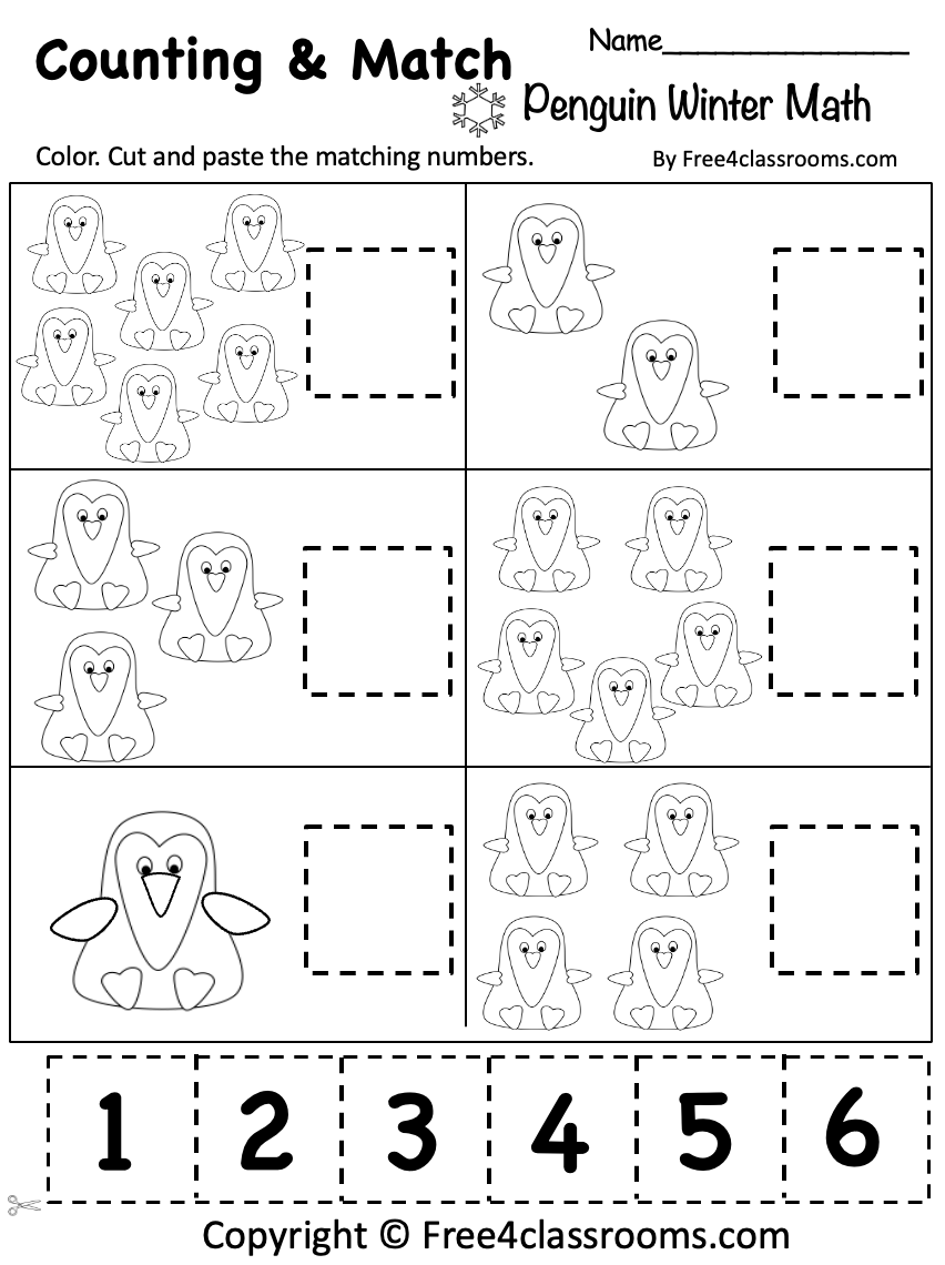 Free Printable Preschool Math Worksheets